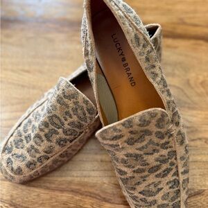 Lucky Brand Animal Print Loafers